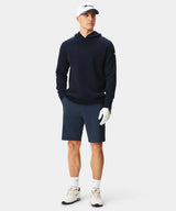 MACADE Men’s Tech Knit Golf Hoodie – Cotton Cashmere Blend – Navy