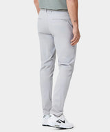 MACADE Men's Lightweight Golf Trousers – Technical Stretch Tapered Fit - Light Grey - Back