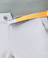 MACADE Men's Lightweight Golf Trousers – Technical Stretch Tapered Fit - Light Grey - Waistband