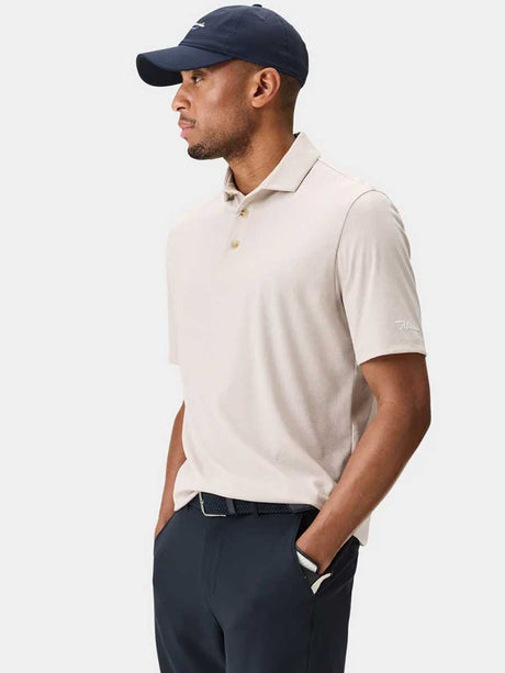 40% OFF - MACADE Paisley Core Polo Shirt – Men's - Tan - Size: SMALL & MEDIUM