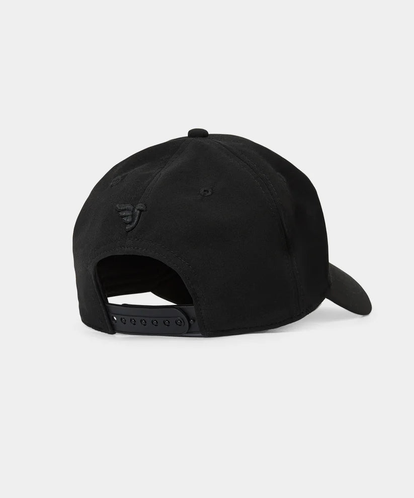 MACADE Range Golf Cap - Adjustable Snapback - Black - Back