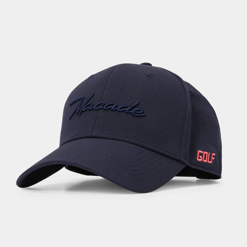 MACADE Range Golf Cap - Adjustable Snapback - Dark Blue