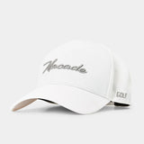 MACADE Range Golf Cap - Adjustable Snapback - White
