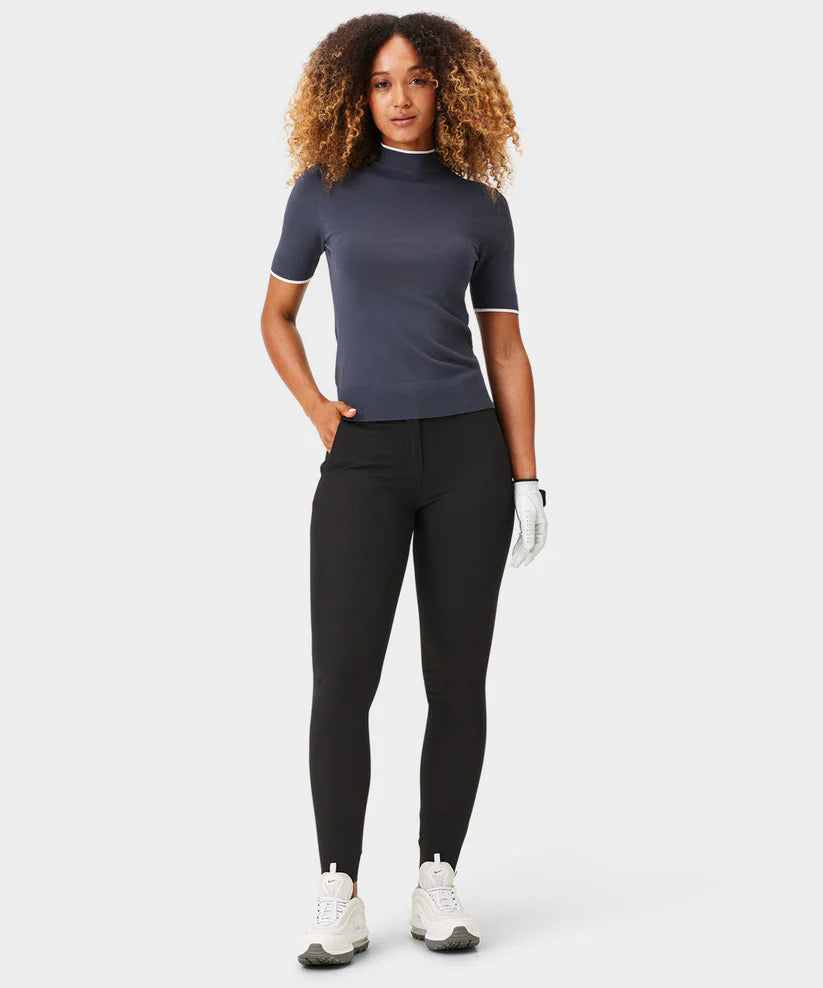 MACADE Women’s Four-Way Stretch Golf Joggers – Tapered Athletic Fit – Black