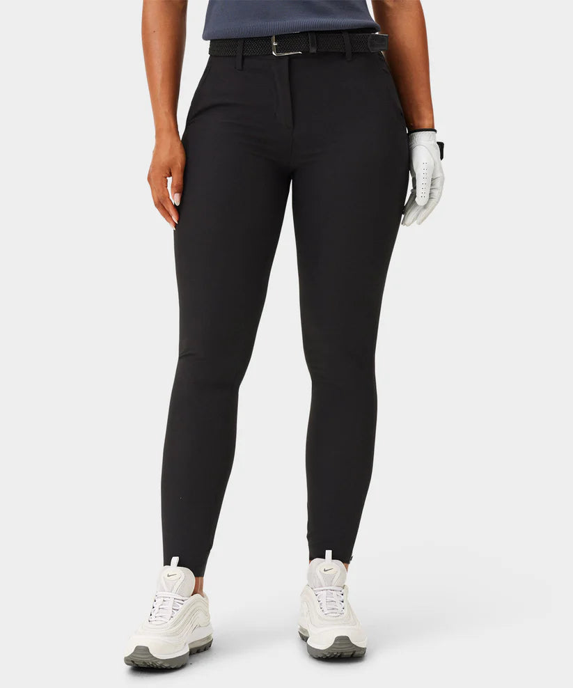 MACADE Women’s Four-Way Stretch Golf Joggers – Tapered Athletic Fit – Black