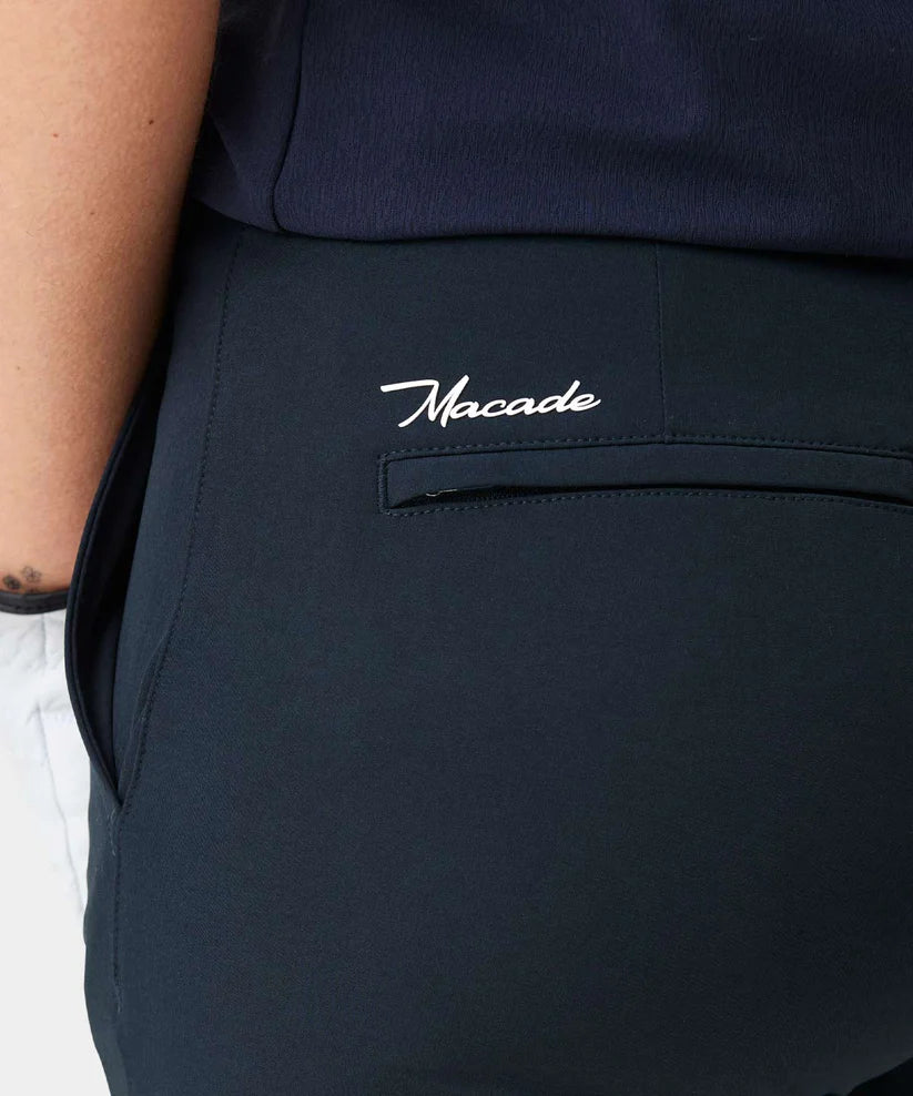 MACADE Women’s Four-Way Stretch Golf Joggers – Tapered Athletic Fit – Dark Blue