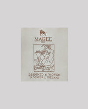 Load image into Gallery viewer, MAGEE Corrib Donegal Tweed Overcoat- Mens - Black &amp; Camel Herringbone
