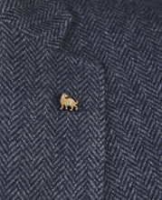 Load image into Gallery viewer, 40% OFF - MAGEE Donegal Tweed Blazer - Mens Easky Patch Pocket - Blue &amp; Grey Herringbone - Size: 44 REG
