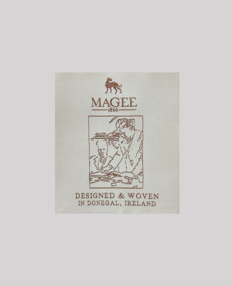 40% OFF - MAGEE Donegal Tweed Jacket - Mens Clady - Forest Green With Subtle Overcheck - Size: 40 REG Magee