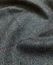 Load image into Gallery viewer, MAGEE Donegal Tweed Jacket - Mens Clady - Green With Navy &amp; Plum Overcheck
