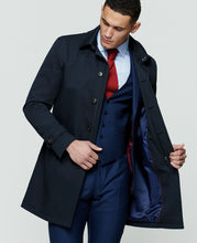 Load image into Gallery viewer, MAGEE Muckross Mac Raincoat - Mens Classic Fit - Navy
