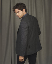 Load image into Gallery viewer, MAGEE Tweed Blazer - Mens Finn Patch Pocket - Grey Sharkskin
