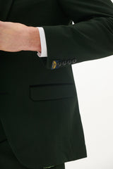 40% OFF - MARC DARCY Bromley Blazer - Mens Slim Fit - Olive Green Check - Sizes: 38 & 40 Regular