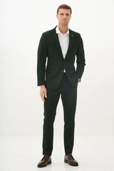 40% OFF - MARC DARCY Bromley Blazer - Mens Slim Fit - Olive Green Check - Sizes: 38 & 40 Regular