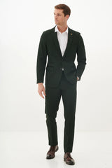 40% OFF - MARC DARCY Bromley Blazer - Mens Slim Fit - Olive Green Check - Sizes: 38 & 40 Regular