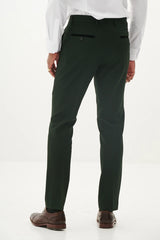 40% OFF - MARC DARCY Bromley Tailored Trousers - Olive Green Check - Sizes: UK 30 & 34 Regular