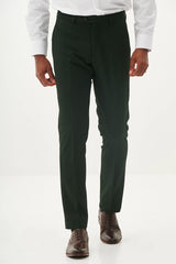 40% OFF - MARC DARCY Bromley Tailored Trousers - Olive Green Check - Sizes: UK 30 & 34 Regular