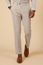 Load image into Gallery viewer, MARC DARCY HM5 Tailored Trousers - Mens Slim Fit - Stone
