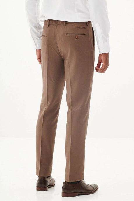 40% OFF - MARC DARCY HM5 Tailored Trousers - Mens Slim Fit - Tan - Sizes: 44 & 46 Regular