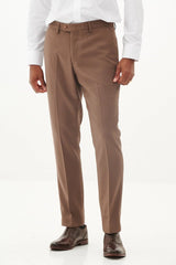 40% OFF - MARC DARCY HM5 Tailored Trousers - Mens Slim Fit - Tan - Sizes: 44 & 46 Regular