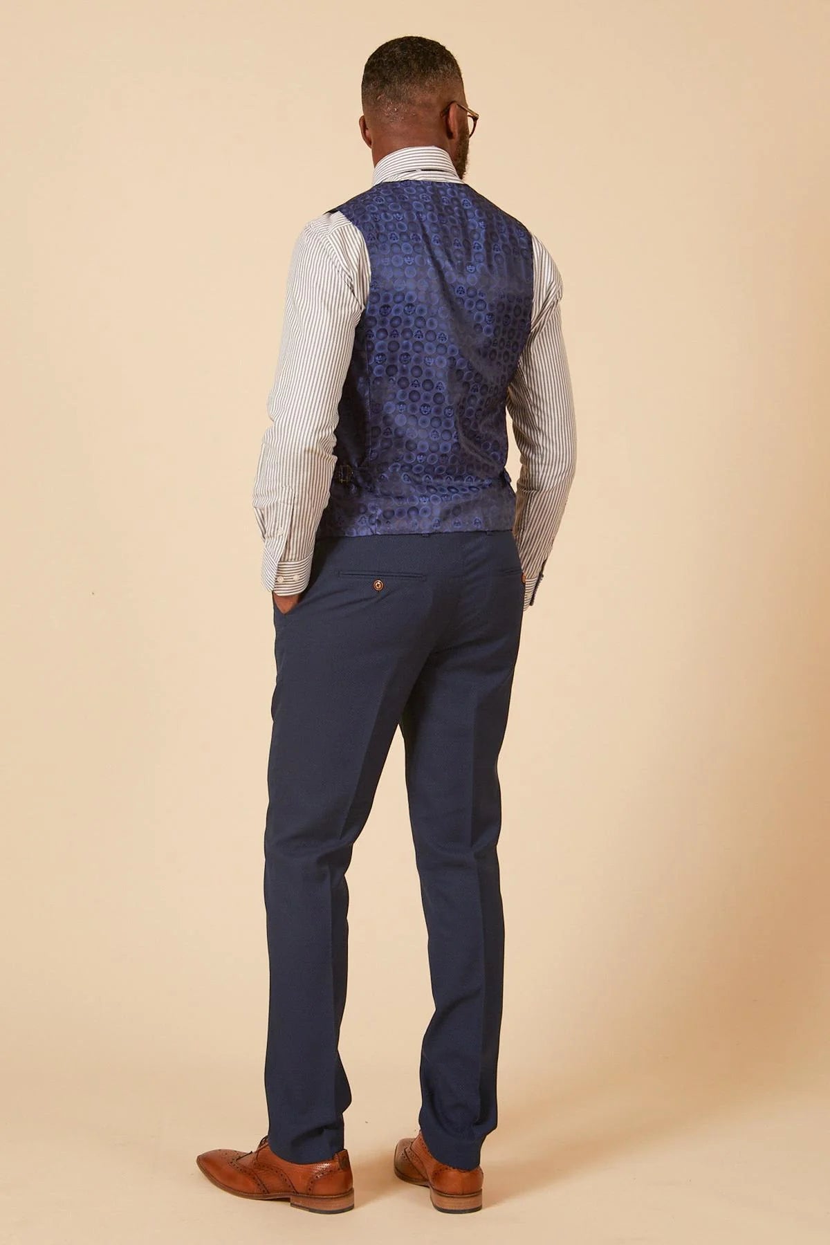 40% OFF - MARC DARCY Max Single Breasted Waistcoat - Royal Blue - Sizes: 40 & 48