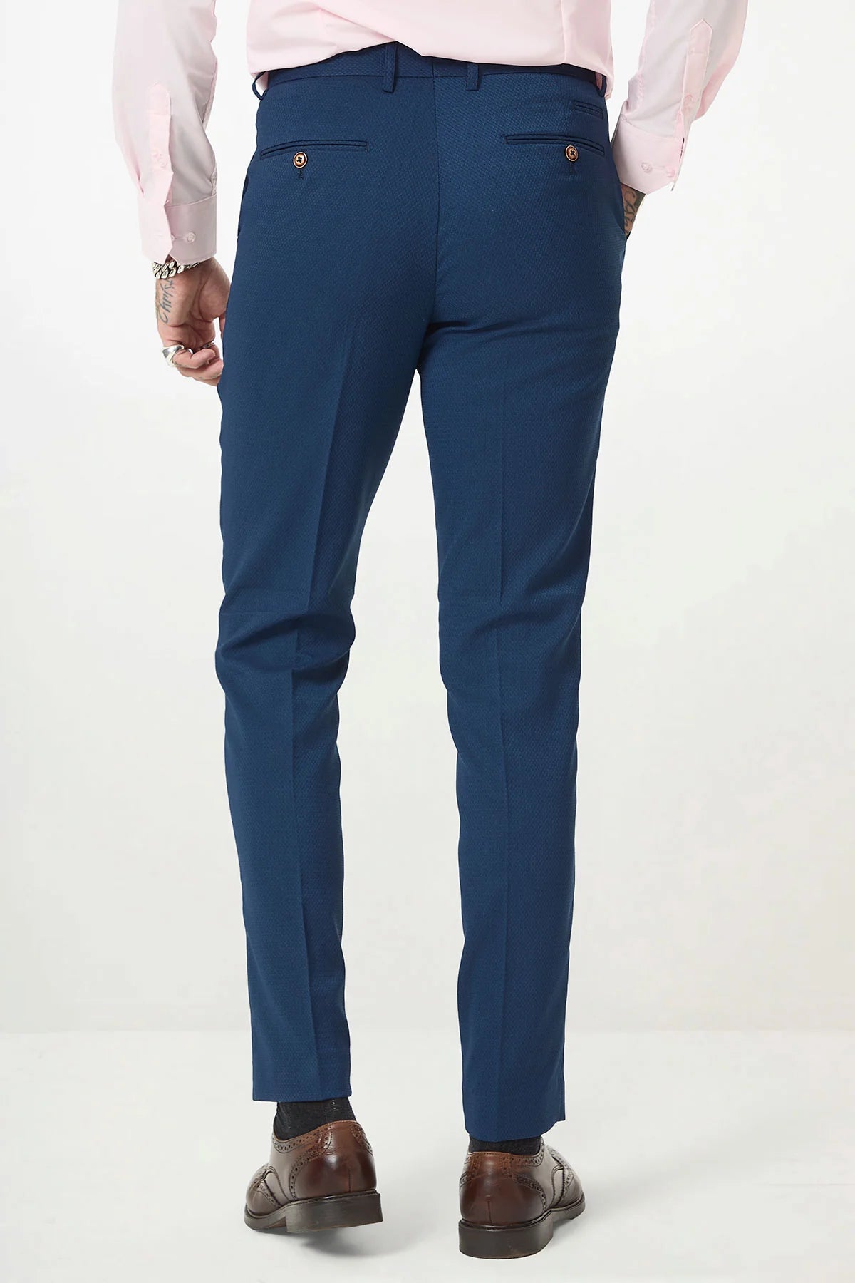 40% OFF - MARC DARCY Max Tailored Trousers - Royal Blue - Sizes: UK 34 & 38 Regular
