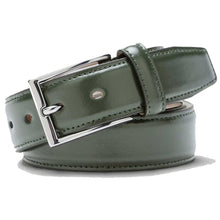 Load image into Gallery viewer, MEYER Belt - Stretch Leather - Dark Green
