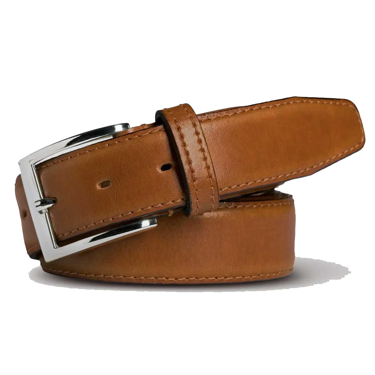 MEYER Belt - Stretch Leather - Tan