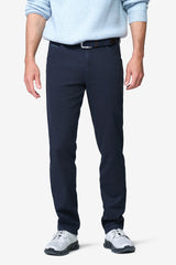 MEYER Chicago Canvas Look Chinos - 5627 Micro Structure Organic Cotton - Navy