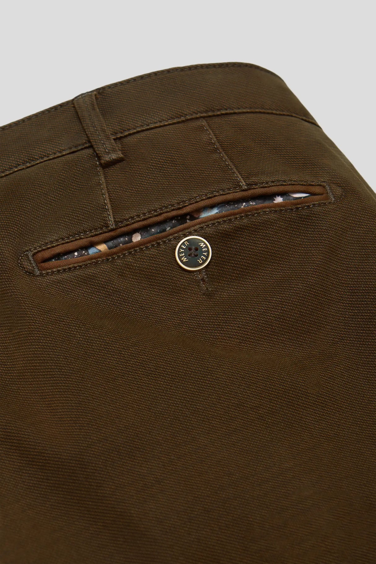 MEYER Chicago Trousers - 5613 Fine Micro Cotton Chinos - Caramel