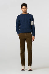 MEYER Chicago Trousers - 5613 Fine Micro Cotton Chinos - Caramel