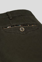 Load image into Gallery viewer, MEYER Chicago Trousers - 5613 Fine Micro Cotton Chinos - Laurel Green Meyer
