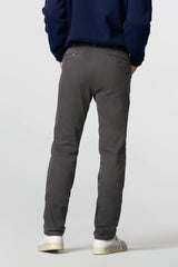 MEYER Chicago Trousers - 5613 Fine Micro Cotton Chinos - Mid Grey