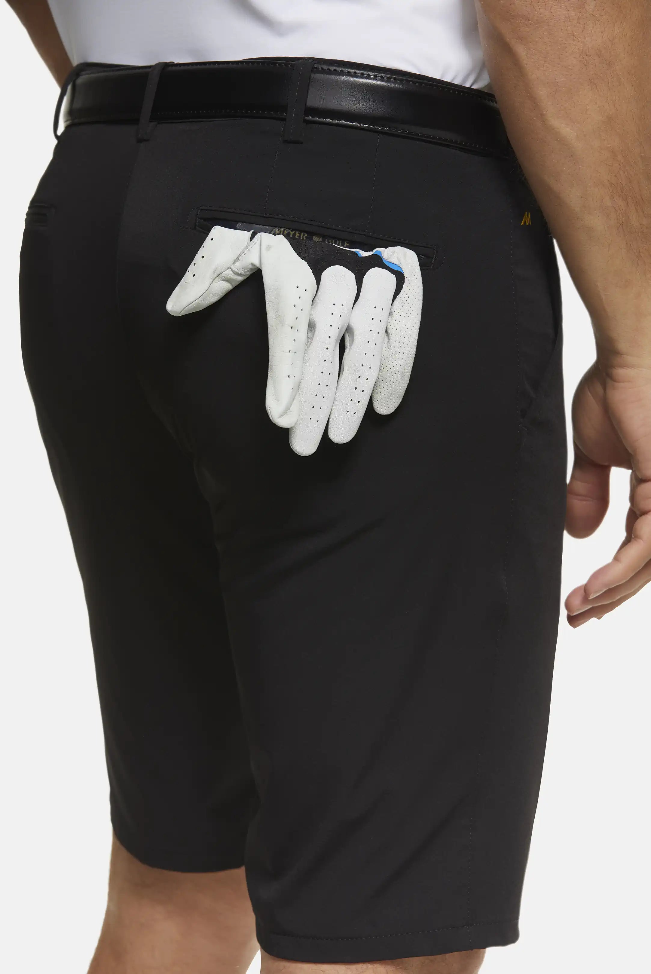 MEYER Golf Shorts - St. Andrews 8070 High Performance Cotton - Black