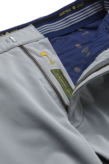 MEYER Golf Shorts - St. Andrews 8070 High Performance Cotton - Grey Meyer