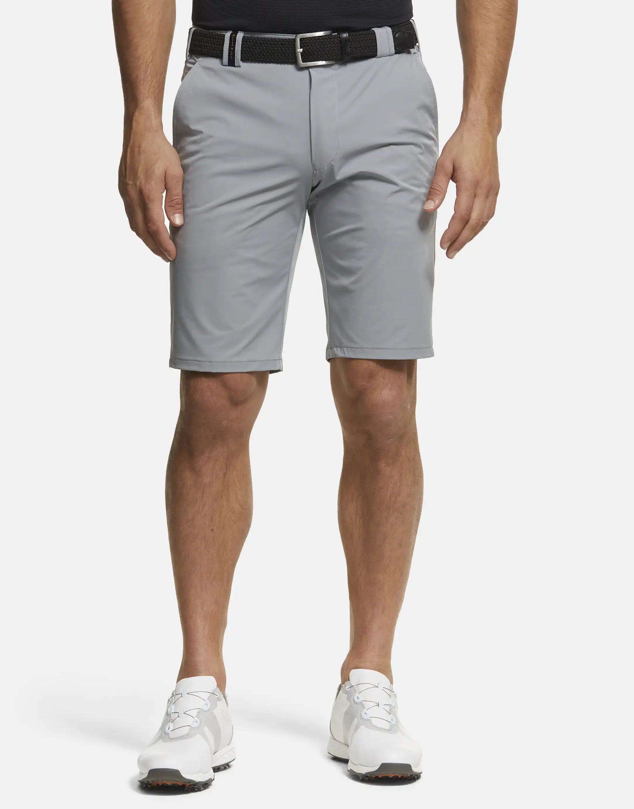 MEYER Golf Shorts - St. Andrews 8070 High Performance Cotton - Grey