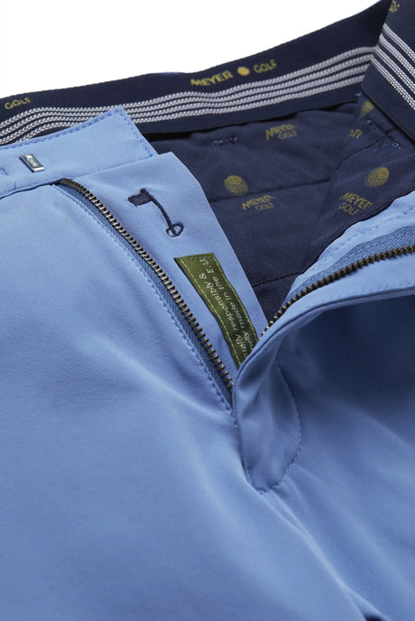 30% OFF - MEYER Golf Shorts - St. Andrews 8070 High Performance Cotton - Light Blue - Size: 40" Waist Meyer
