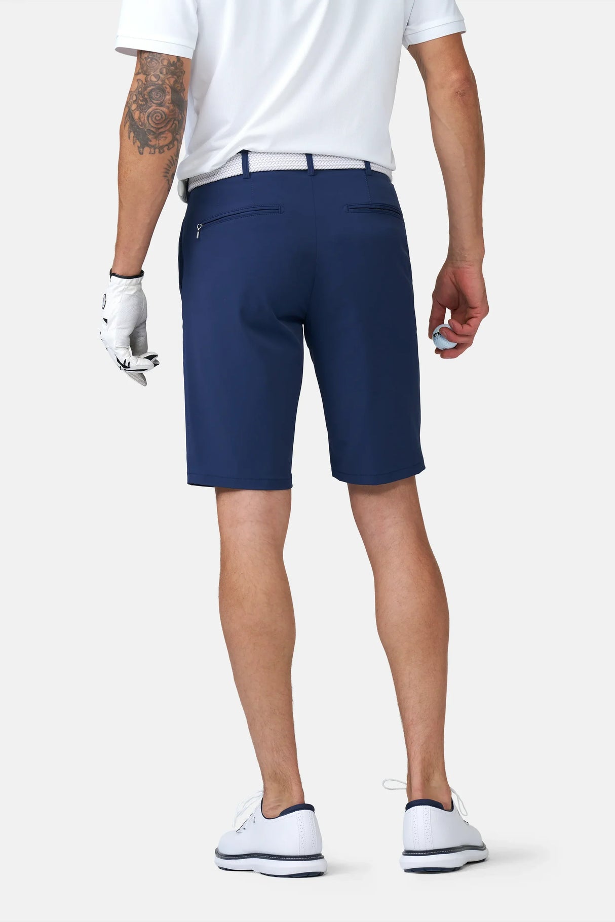 MEYER Golf Shorts - St. Andrews 8070 High Performance Stretch - Blue