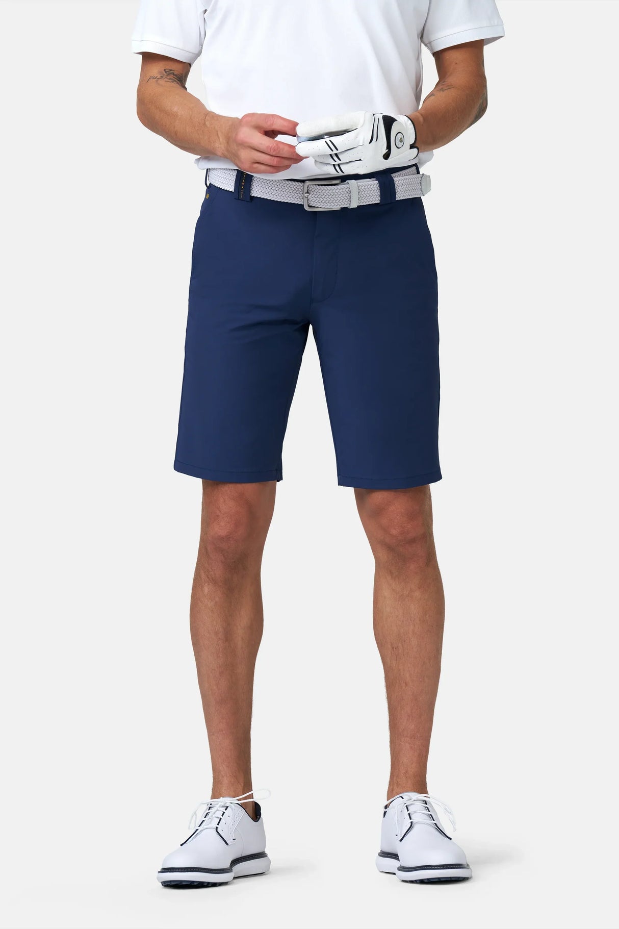 MEYER Golf Shorts - St. Andrews 8070 High Performance Stretch - Blue