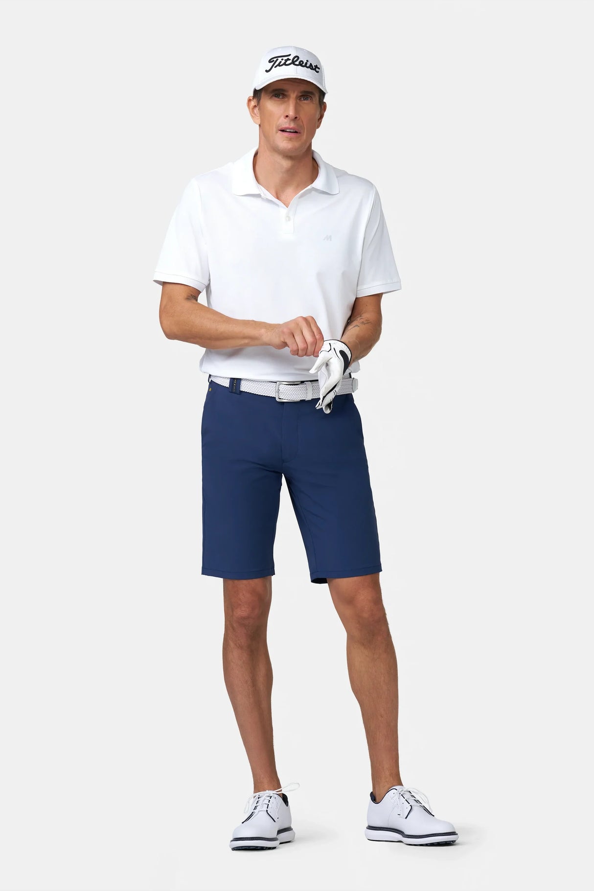 MEYER Golf Shorts - St. Andrews 8070 High Performance Stretch - Blue