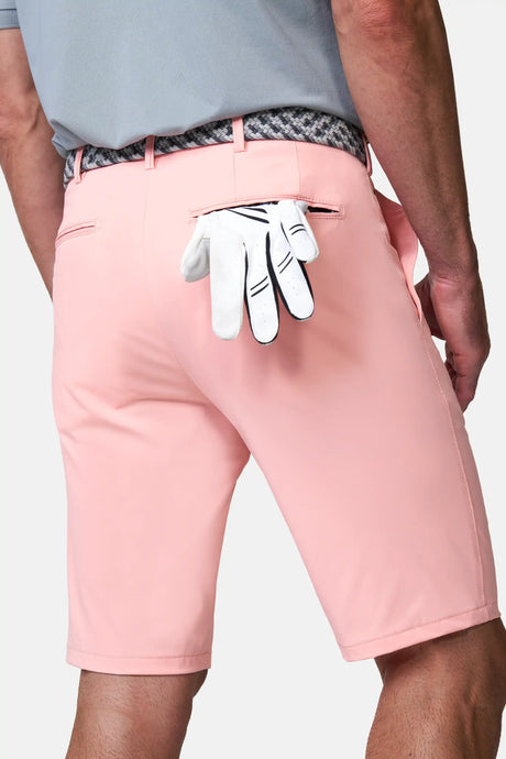 MEYER Golf Shorts - St. Andrews 8070 High Performance Stretch - Rosewood