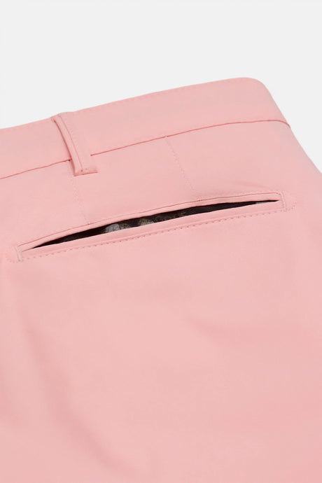 MEYER Golf Shorts - St. Andrews 8070 High Performance Stretch - Rosewood