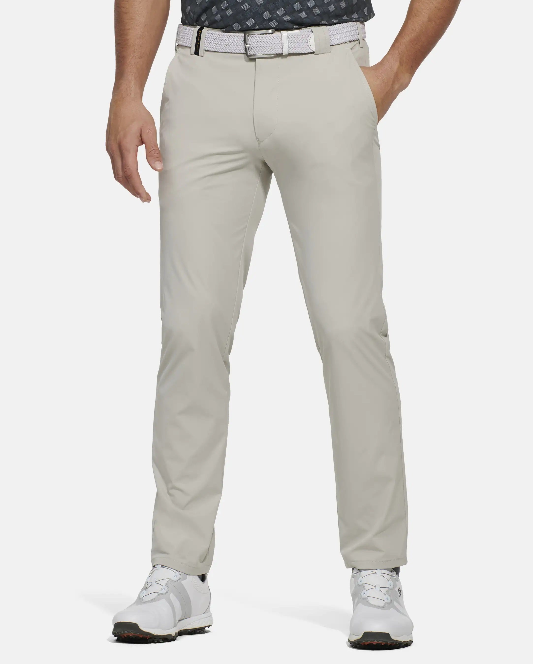 MEYER Golf Trousers - Augusta 8070 High Performance Chinos - Beige