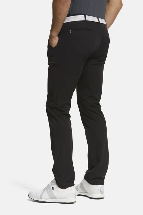MEYER Golf Trousers - Augusta 8070 High Performance Chinos - Black Meyer