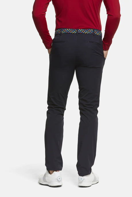 MEYER Golf Trousers - Augusta 8070 High Performance Chinos - Navy Meyer
