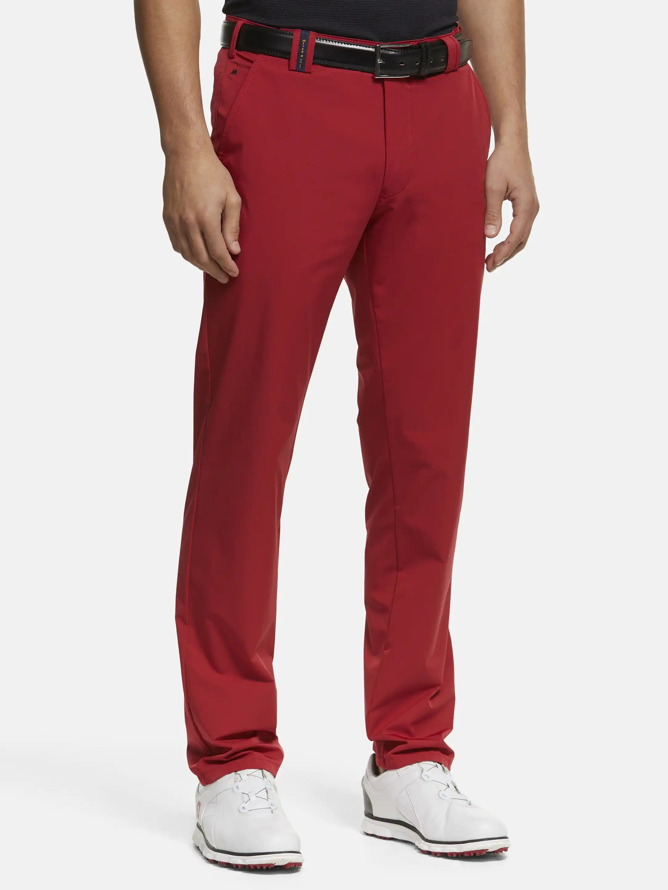 MEYER Golf Trousers - Augusta 8070 High Performance Chinos - Red