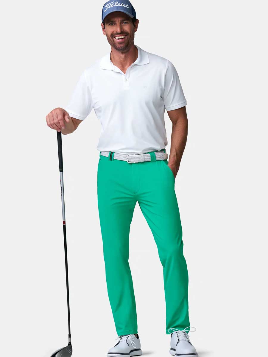 MEYER Golf Trousers - Augusta 8070 High Performance Stretch - Green