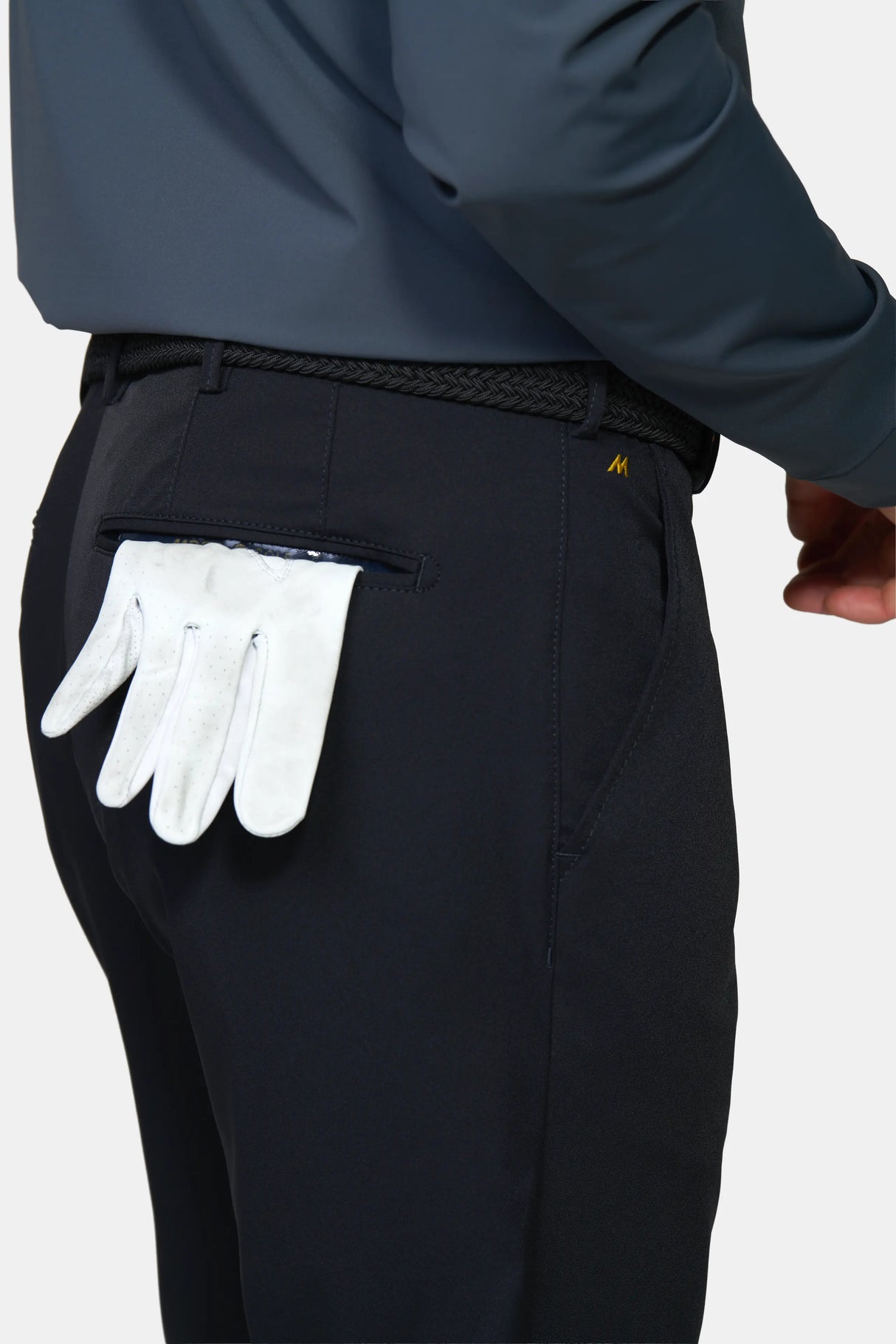 MEYER Golf Trousers - Oakmont 8626 High Performance Stretch - Black