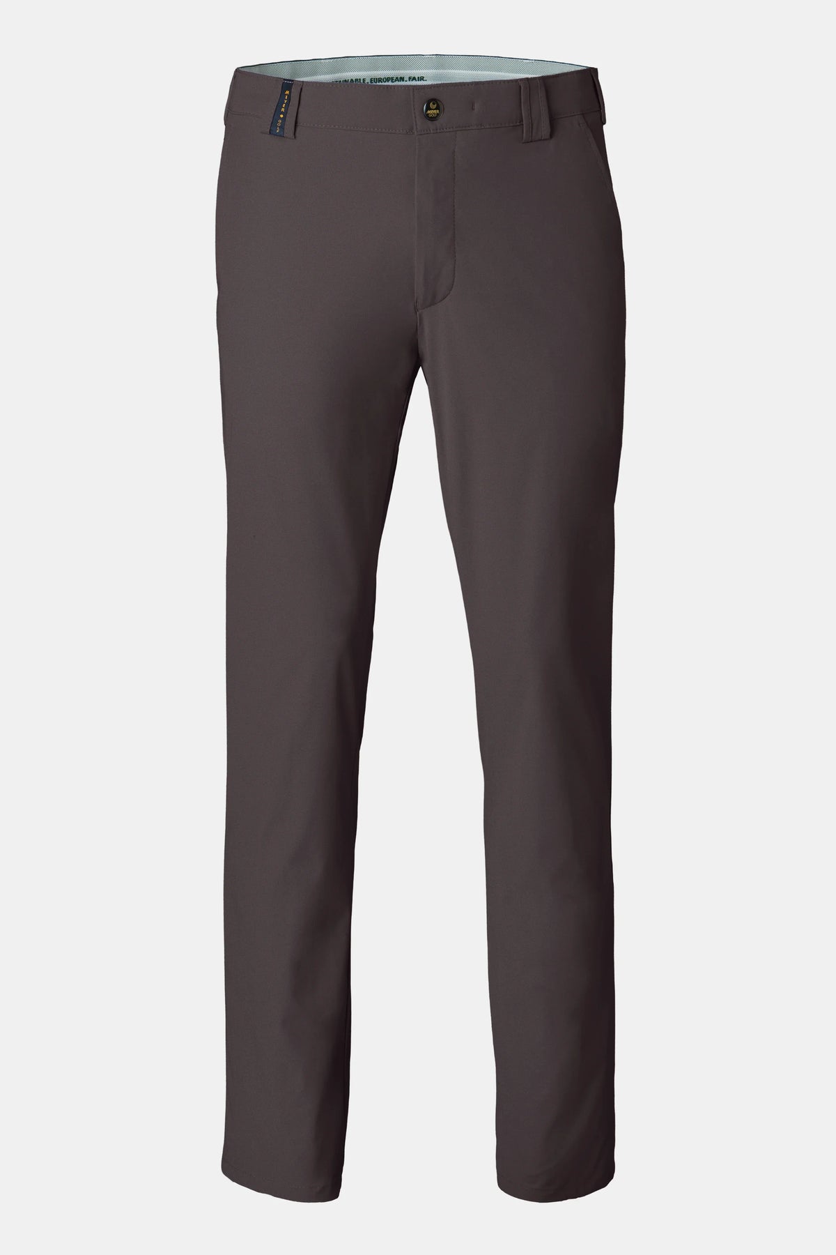 MEYER Golf Trousers - Oakmont 8626 High Performance Stretch - Brown