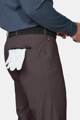 MEYER Golf Trousers - Oakmont 8626 High Performance Stretch - Brown